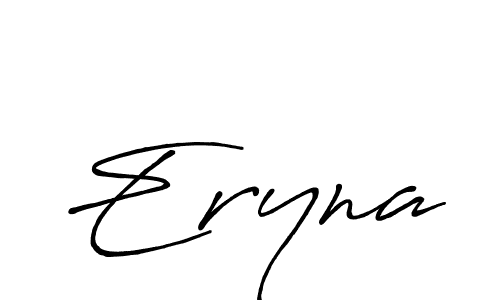 How to make Eryna name signature. Use Antro_Vectra_Bolder style for creating short signs online. This is the latest handwritten sign. Eryna signature style 7 images and pictures png