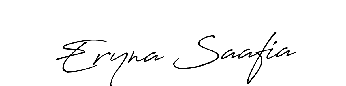 Best and Professional Signature Style for Eryna Saafia. Antro_Vectra_Bolder Best Signature Style Collection. Eryna Saafia signature style 7 images and pictures png