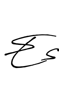 Similarly Antro_Vectra_Bolder is the best handwritten signature design. Signature creator online .You can use it as an online autograph creator for name Es. Es signature style 7 images and pictures png