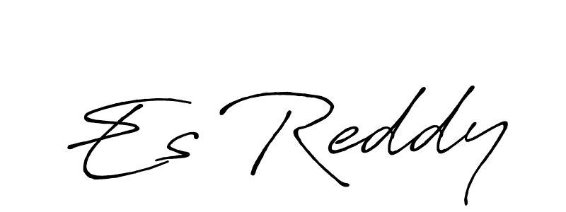 This is the best signature style for the Es Reddy name. Also you like these signature font (Antro_Vectra_Bolder). Mix name signature. Es Reddy signature style 7 images and pictures png