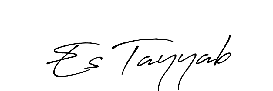 How to Draw Es Tayyab signature style? Antro_Vectra_Bolder is a latest design signature styles for name Es Tayyab. Es Tayyab signature style 7 images and pictures png