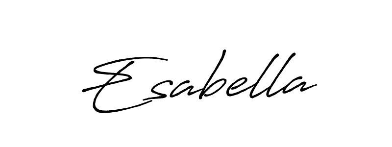 Antro_Vectra_Bolder is a professional signature style that is perfect for those who want to add a touch of class to their signature. It is also a great choice for those who want to make their signature more unique. Get Esabella name to fancy signature for free. Esabella signature style 7 images and pictures png