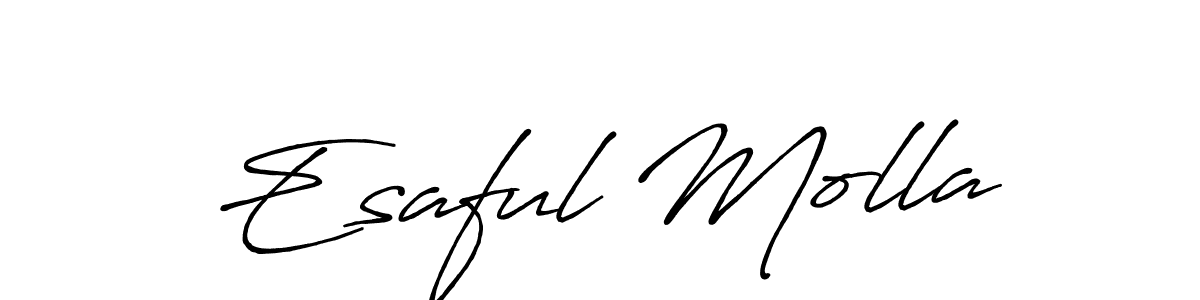You can use this online signature creator to create a handwritten signature for the name Esaful Molla. This is the best online autograph maker. Esaful Molla signature style 7 images and pictures png