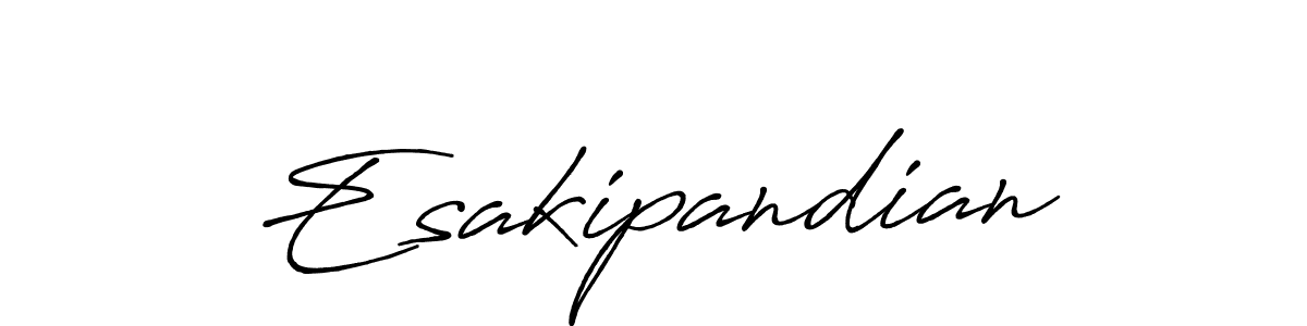 Also You can easily find your signature by using the search form. We will create Esakipandian name handwritten signature images for you free of cost using Antro_Vectra_Bolder sign style. Esakipandian signature style 7 images and pictures png
