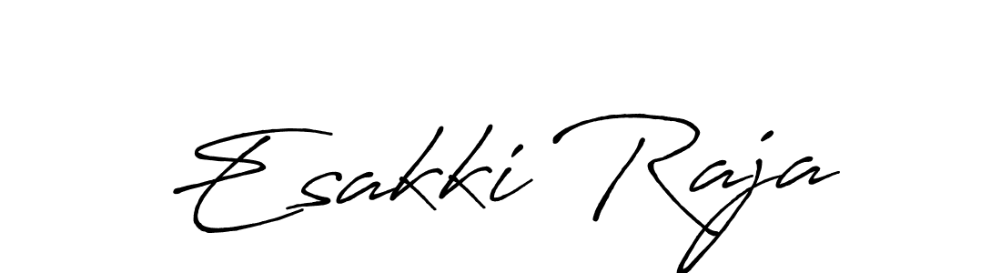 Use a signature maker to create a handwritten signature online. With this signature software, you can design (Antro_Vectra_Bolder) your own signature for name Esakki Raja. Esakki Raja signature style 7 images and pictures png