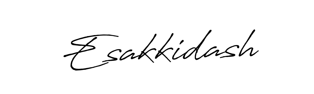 How to make Esakkidash name signature. Use Antro_Vectra_Bolder style for creating short signs online. This is the latest handwritten sign. Esakkidash signature style 7 images and pictures png