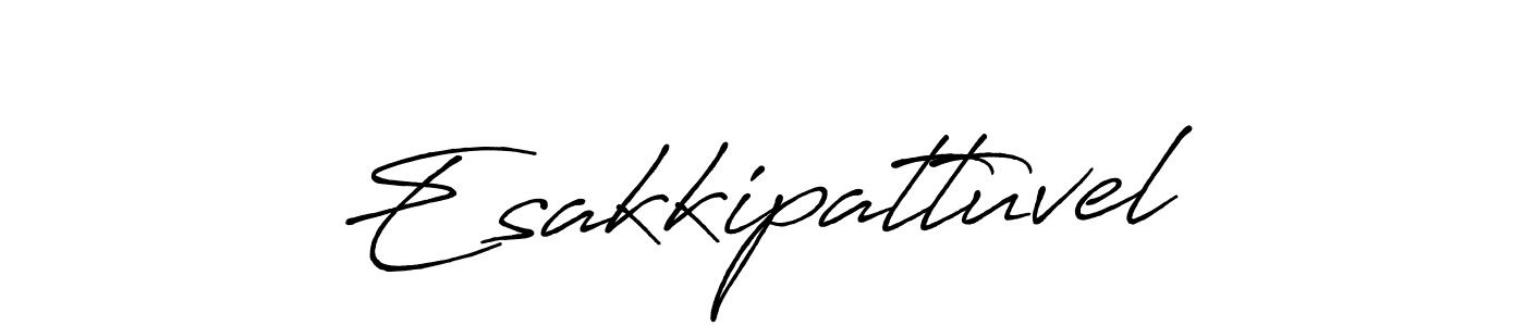 Use a signature maker to create a handwritten signature online. With this signature software, you can design (Antro_Vectra_Bolder) your own signature for name Esakkipattuvel. Esakkipattuvel signature style 7 images and pictures png