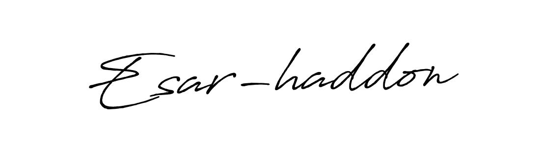 Create a beautiful signature design for name Esar-haddon. With this signature (Antro_Vectra_Bolder) fonts, you can make a handwritten signature for free. Esar-haddon signature style 7 images and pictures png
