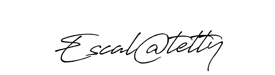Antro_Vectra_Bolder is a professional signature style that is perfect for those who want to add a touch of class to their signature. It is also a great choice for those who want to make their signature more unique. Get Escal@tetty name to fancy signature for free. Escal@tetty signature style 7 images and pictures png