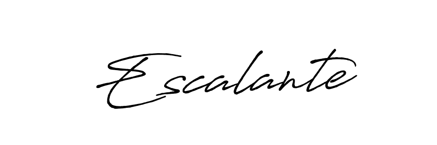 You should practise on your own different ways (Antro_Vectra_Bolder) to write your name (Escalante) in signature. don't let someone else do it for you. Escalante signature style 7 images and pictures png