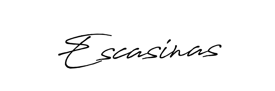 Create a beautiful signature design for name Escasinas. With this signature (Antro_Vectra_Bolder) fonts, you can make a handwritten signature for free. Escasinas signature style 7 images and pictures png