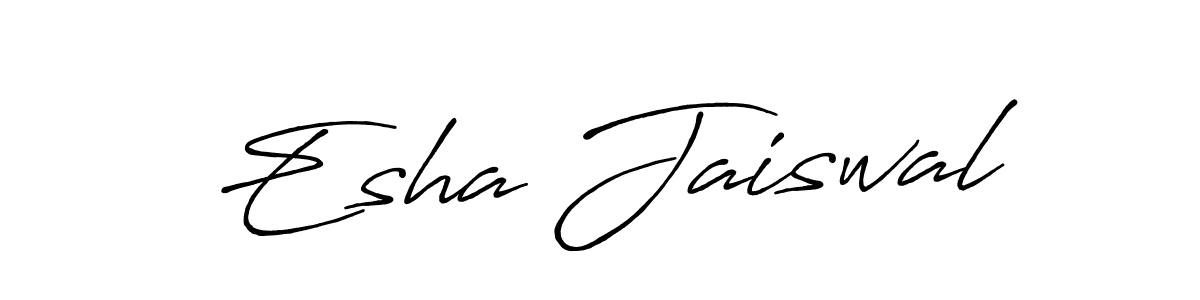 You should practise on your own different ways (Antro_Vectra_Bolder) to write your name (Esha Jaiswal) in signature. don't let someone else do it for you. Esha Jaiswal signature style 7 images and pictures png