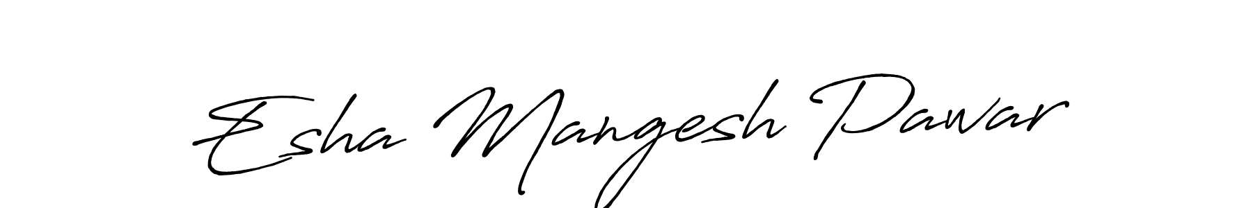 How to Draw Esha Mangesh Pawar signature style? Antro_Vectra_Bolder is a latest design signature styles for name Esha Mangesh Pawar. Esha Mangesh Pawar signature style 7 images and pictures png