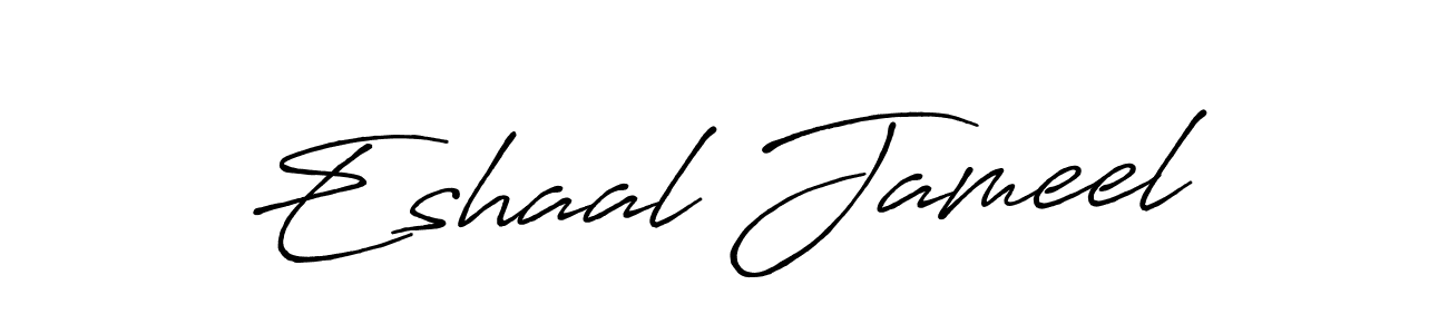 Make a beautiful signature design for name Eshaal Jameel. Use this online signature maker to create a handwritten signature for free. Eshaal Jameel signature style 7 images and pictures png