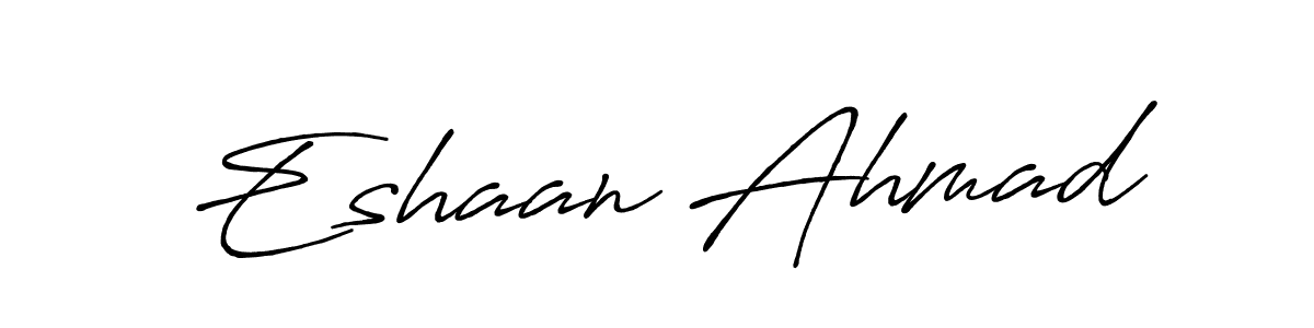 It looks lik you need a new signature style for name Eshaan Ahmad. Design unique handwritten (Antro_Vectra_Bolder) signature with our free signature maker in just a few clicks. Eshaan Ahmad signature style 7 images and pictures png