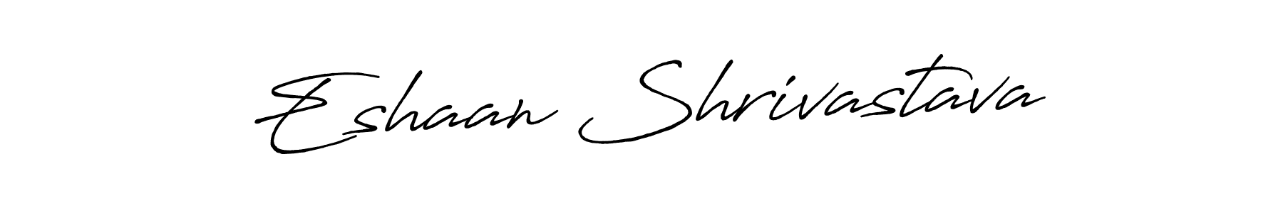 Also we have Eshaan Shrivastava name is the best signature style. Create professional handwritten signature collection using Antro_Vectra_Bolder autograph style. Eshaan Shrivastava signature style 7 images and pictures png