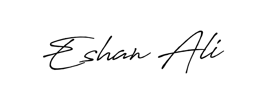 Antro_Vectra_Bolder is a professional signature style that is perfect for those who want to add a touch of class to their signature. It is also a great choice for those who want to make their signature more unique. Get Eshan Ali name to fancy signature for free. Eshan Ali signature style 7 images and pictures png