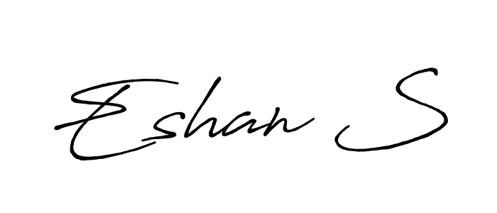 Here are the top 10 professional signature styles for the name Eshan S. These are the best autograph styles you can use for your name. Eshan S signature style 7 images and pictures png