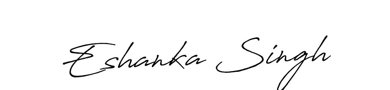 Similarly Antro_Vectra_Bolder is the best handwritten signature design. Signature creator online .You can use it as an online autograph creator for name Eshanka Singh. Eshanka Singh signature style 7 images and pictures png