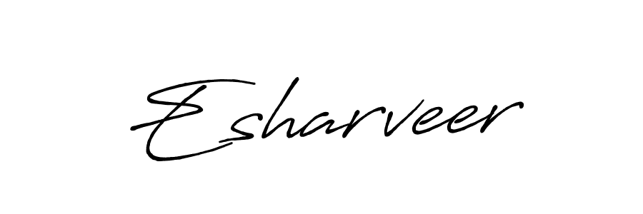 How to make Esharveer signature? Antro_Vectra_Bolder is a professional autograph style. Create handwritten signature for Esharveer name. Esharveer signature style 7 images and pictures png