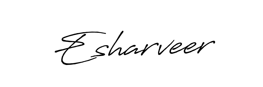 How to make Esharveer signature? Antro_Vectra_Bolder is a professional autograph style. Create handwritten signature for Esharveer name. Esharveer signature style 7 images and pictures png