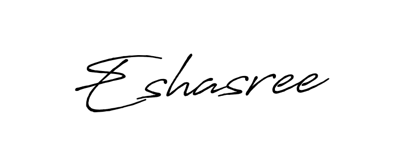 The best way (Antro_Vectra_Bolder) to make a short signature is to pick only two or three words in your name. The name Eshasree include a total of six letters. For converting this name. Eshasree signature style 7 images and pictures png