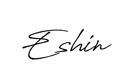 Once you've used our free online signature maker to create your best signature Antro_Vectra_Bolder style, it's time to enjoy all of the benefits that Eshin name signing documents. Eshin signature style 7 images and pictures png