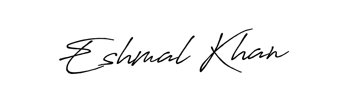 Check out images of Autograph of Eshmal Khan name. Actor Eshmal Khan Signature Style. Antro_Vectra_Bolder is a professional sign style online. Eshmal Khan signature style 7 images and pictures png