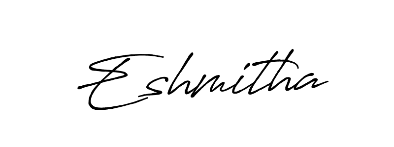 Once you've used our free online signature maker to create your best signature Antro_Vectra_Bolder style, it's time to enjoy all of the benefits that Eshmitha name signing documents. Eshmitha signature style 7 images and pictures png