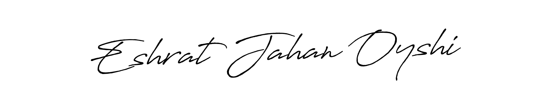 Design your own signature with our free online signature maker. With this signature software, you can create a handwritten (Antro_Vectra_Bolder) signature for name Eshrat Jahan Oyshi. Eshrat Jahan Oyshi signature style 7 images and pictures png