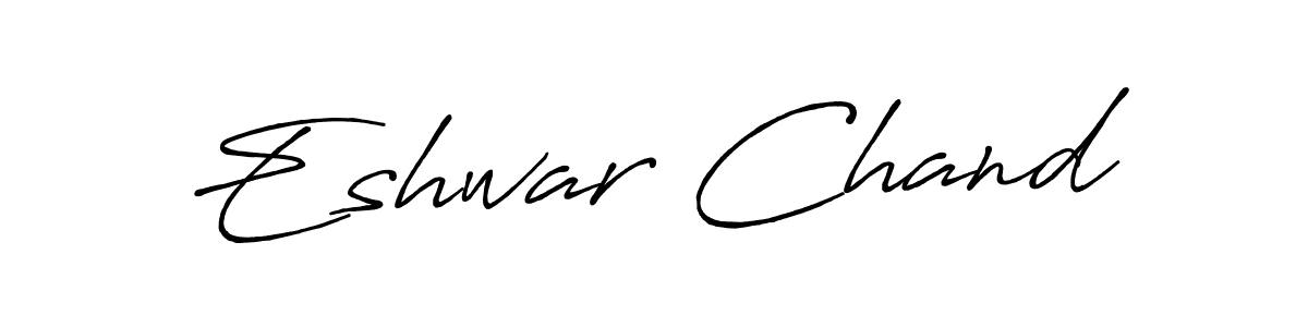 Also You can easily find your signature by using the search form. We will create Eshwar Chand name handwritten signature images for you free of cost using Antro_Vectra_Bolder sign style. Eshwar Chand signature style 7 images and pictures png