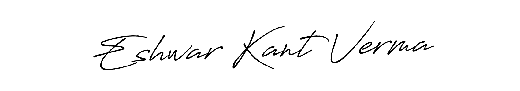 You should practise on your own different ways (Antro_Vectra_Bolder) to write your name (Eshwar Kant Verma) in signature. don't let someone else do it for you. Eshwar Kant Verma signature style 7 images and pictures png