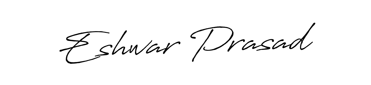 Create a beautiful signature design for name Eshwar Prasad. With this signature (Antro_Vectra_Bolder) fonts, you can make a handwritten signature for free. Eshwar Prasad signature style 7 images and pictures png