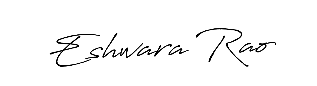 if you are searching for the best signature style for your name Eshwara Rao. so please give up your signature search. here we have designed multiple signature styles  using Antro_Vectra_Bolder. Eshwara Rao signature style 7 images and pictures png