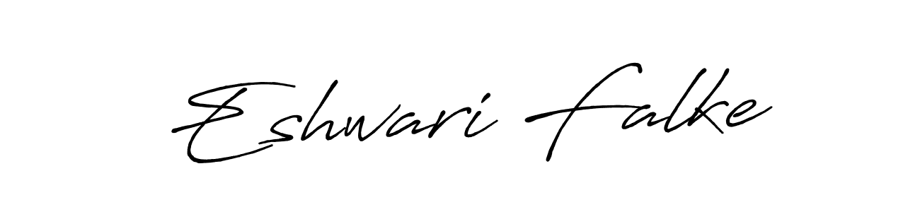 This is the best signature style for the Eshwari Falke name. Also you like these signature font (Antro_Vectra_Bolder). Mix name signature. Eshwari Falke signature style 7 images and pictures png