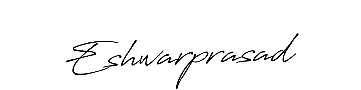Also we have Eshwarprasad name is the best signature style. Create professional handwritten signature collection using Antro_Vectra_Bolder autograph style. Eshwarprasad signature style 7 images and pictures png