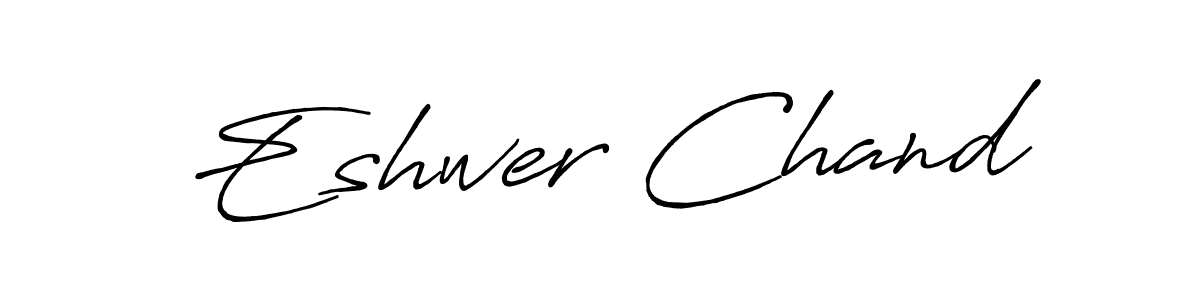 You can use this online signature creator to create a handwritten signature for the name Eshwer Chand. This is the best online autograph maker. Eshwer Chand signature style 7 images and pictures png