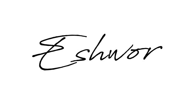 Also You can easily find your signature by using the search form. We will create Eshwor name handwritten signature images for you free of cost using Antro_Vectra_Bolder sign style. Eshwor signature style 7 images and pictures png