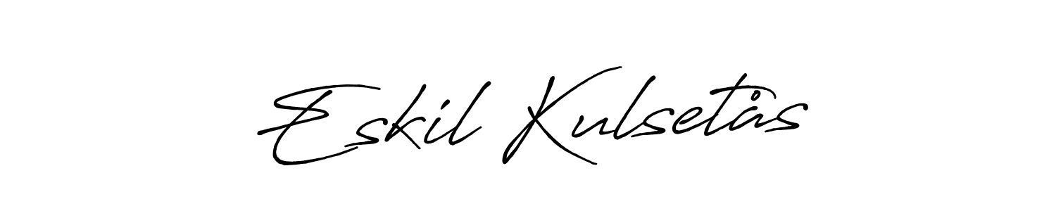 How to make Eskil Kulsetås signature? Antro_Vectra_Bolder is a professional autograph style. Create handwritten signature for Eskil Kulsetås name. Eskil Kulsetås signature style 7 images and pictures png