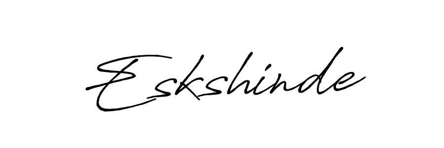 Also You can easily find your signature by using the search form. We will create Eskshinde name handwritten signature images for you free of cost using Antro_Vectra_Bolder sign style. Eskshinde signature style 7 images and pictures png