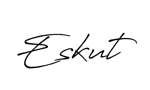 Similarly Antro_Vectra_Bolder is the best handwritten signature design. Signature creator online .You can use it as an online autograph creator for name Eskut. Eskut signature style 7 images and pictures png