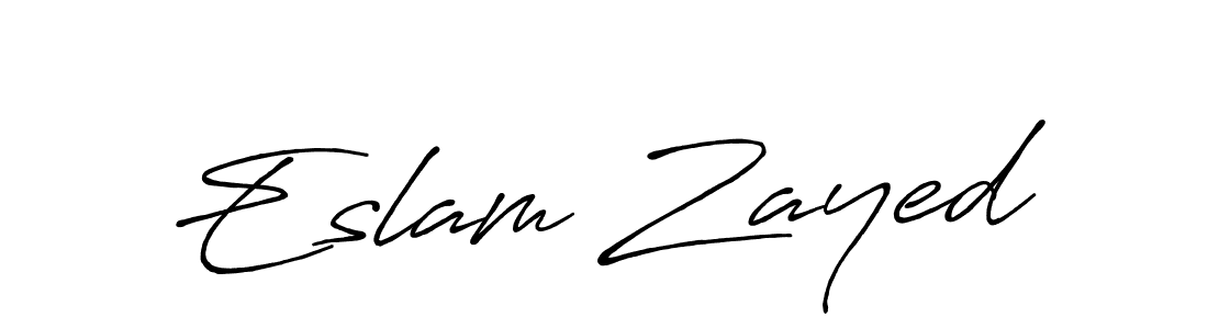 It looks lik you need a new signature style for name Eslam Zayed. Design unique handwritten (Antro_Vectra_Bolder) signature with our free signature maker in just a few clicks. Eslam Zayed signature style 7 images and pictures png