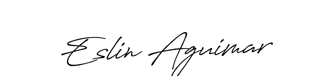 It looks lik you need a new signature style for name Eslin Aguimar. Design unique handwritten (Antro_Vectra_Bolder) signature with our free signature maker in just a few clicks. Eslin Aguimar signature style 7 images and pictures png