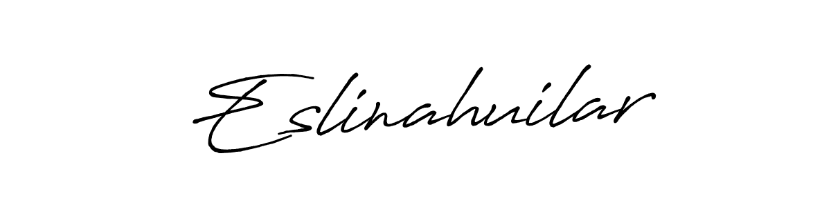 Also You can easily find your signature by using the search form. We will create Eslinahuilar name handwritten signature images for you free of cost using Antro_Vectra_Bolder sign style. Eslinahuilar signature style 7 images and pictures png