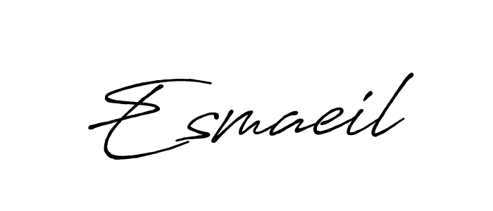 Esmaeil stylish signature style. Best Handwritten Sign (Antro_Vectra_Bolder) for my name. Handwritten Signature Collection Ideas for my name Esmaeil. Esmaeil signature style 7 images and pictures png