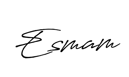 It looks lik you need a new signature style for name Esmam. Design unique handwritten (Antro_Vectra_Bolder) signature with our free signature maker in just a few clicks. Esmam signature style 7 images and pictures png