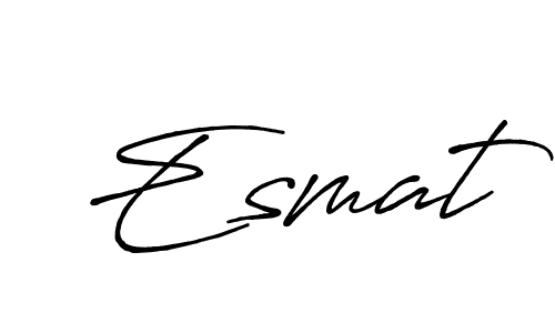 Similarly Antro_Vectra_Bolder is the best handwritten signature design. Signature creator online .You can use it as an online autograph creator for name Esmat. Esmat signature style 7 images and pictures png