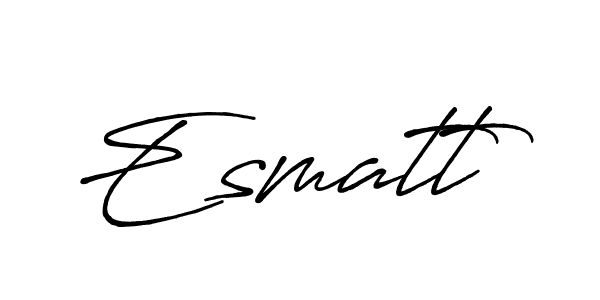 Best and Professional Signature Style for Esmatt. Antro_Vectra_Bolder Best Signature Style Collection. Esmatt signature style 7 images and pictures png