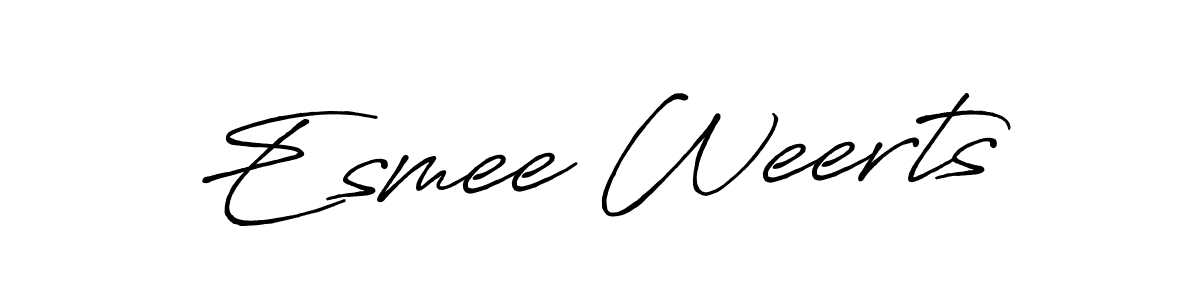 How to Draw Esmee Weerts signature style? Antro_Vectra_Bolder is a latest design signature styles for name Esmee Weerts. Esmee Weerts signature style 7 images and pictures png