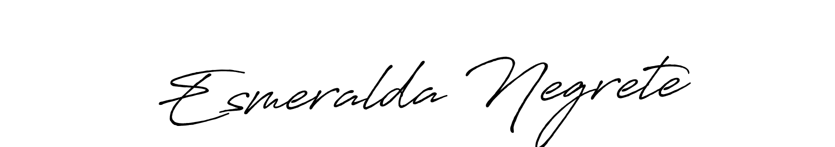 Also we have Esmeralda Negrete name is the best signature style. Create professional handwritten signature collection using Antro_Vectra_Bolder autograph style. Esmeralda Negrete signature style 7 images and pictures png